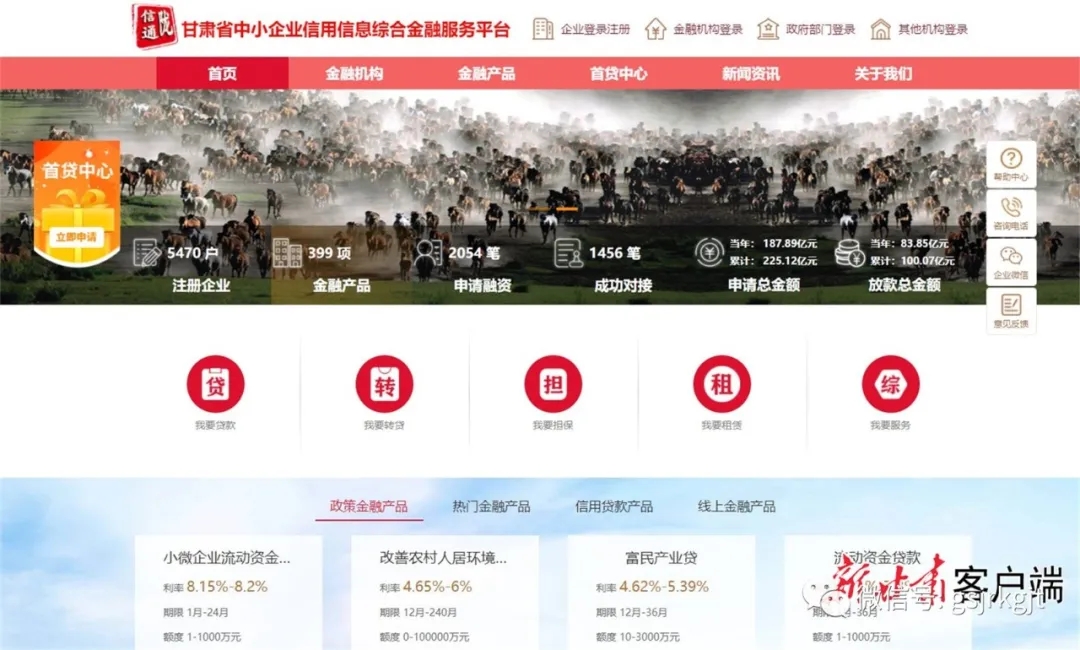 甘肃“陇信通”平台融资规模突破百亿元